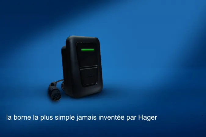 la borne la plus simple jamais inventée par Hager